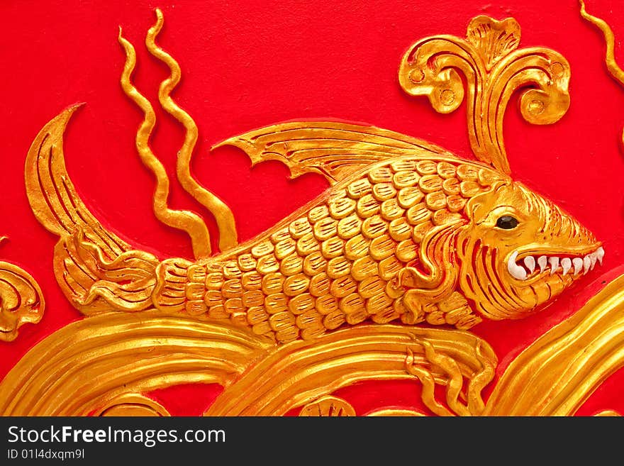 Fish In Traditional Thai Art