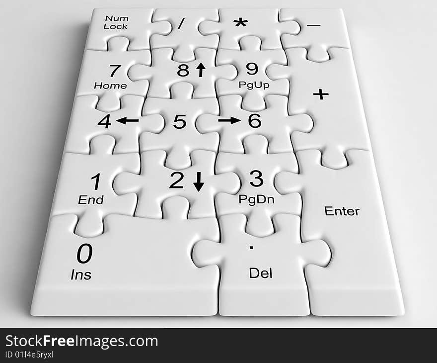 Keypad puzzle