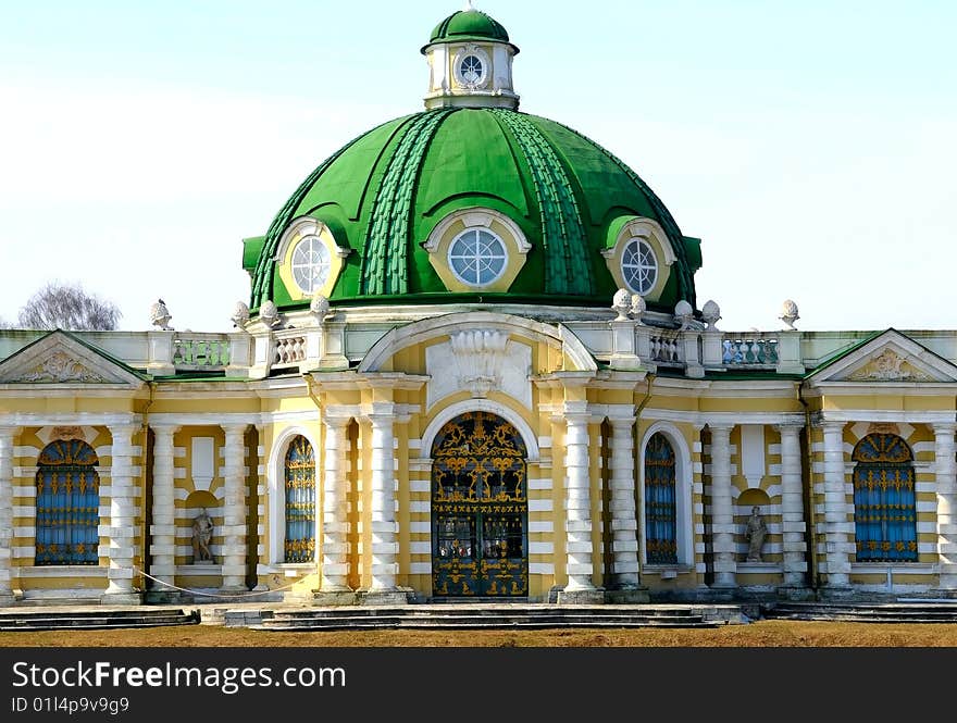 Grotto Pavilion at the museum-estate Kuskovo, Russia