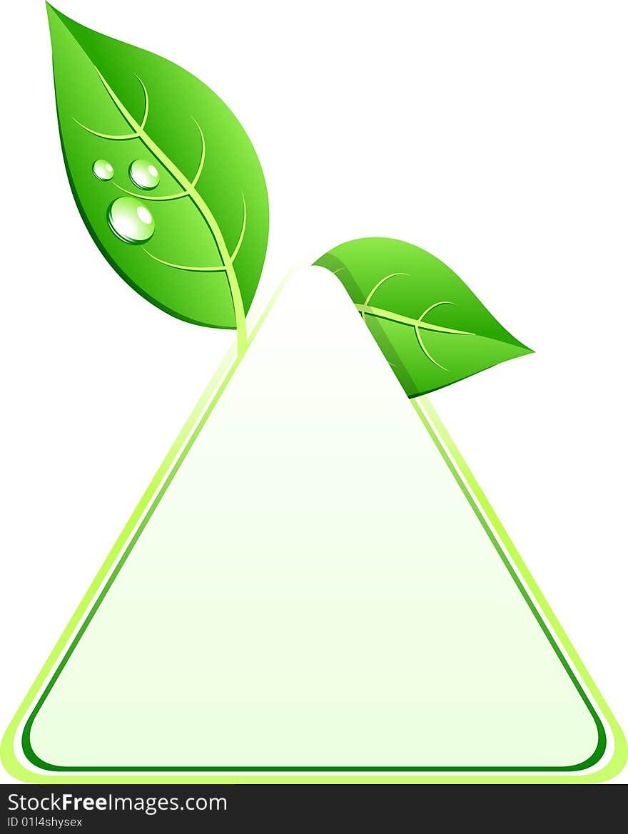 Green ecology background. Vector illustration. Green ecology background. Vector illustration.