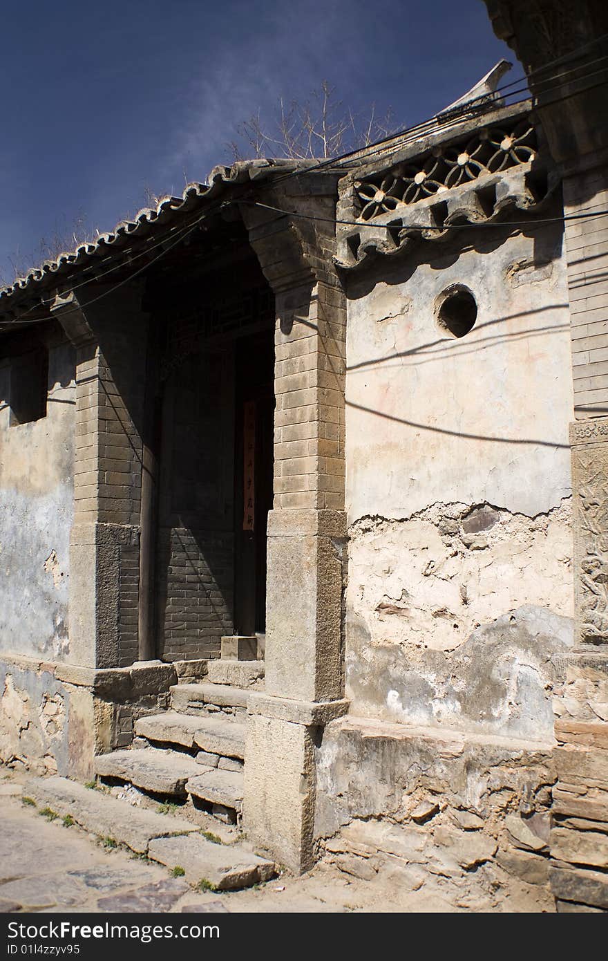 Gate to a traditional Chinese house