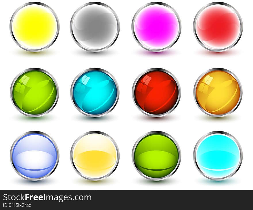 Set Of Vector Web Buttons