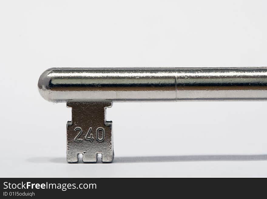 Close up of a door Key