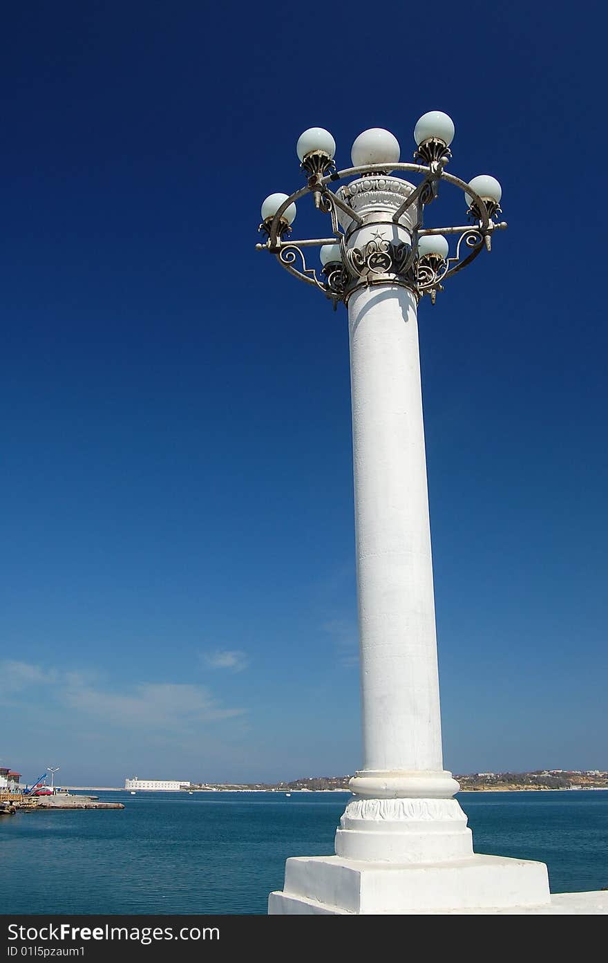 Sebastopol,Crimea,Ukraine. Lantern near Sebastopol harbour