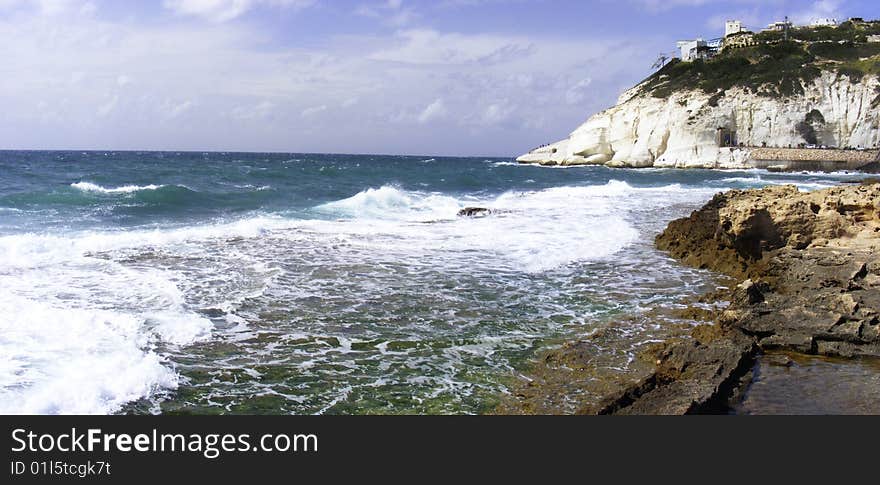 Ocean reef scenery