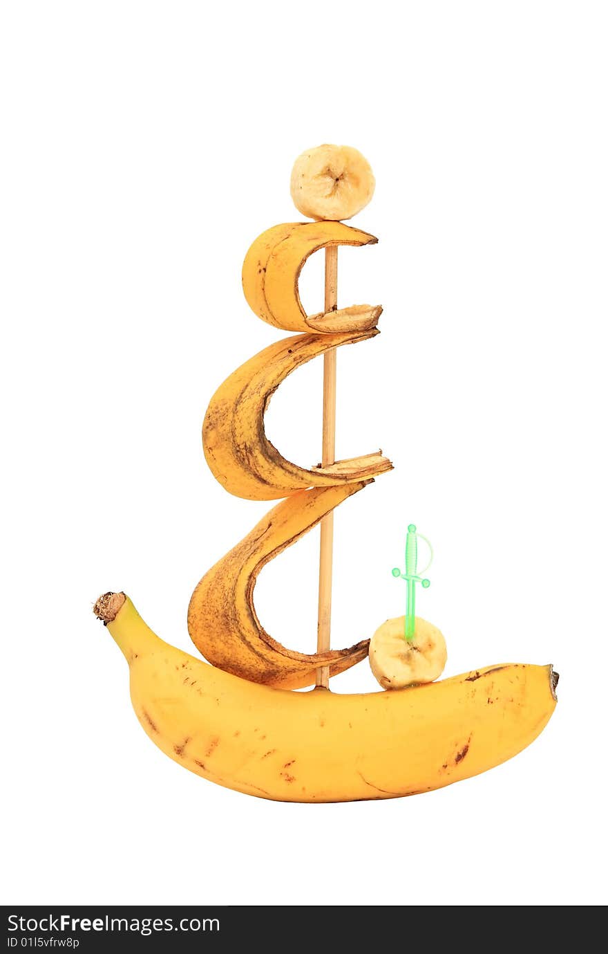 Fruit ship from a banana.