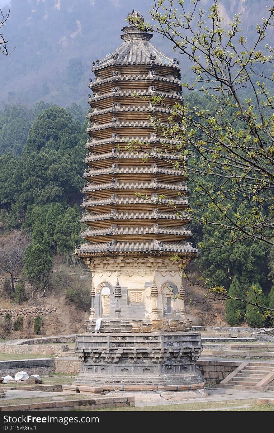 Buddhist tower