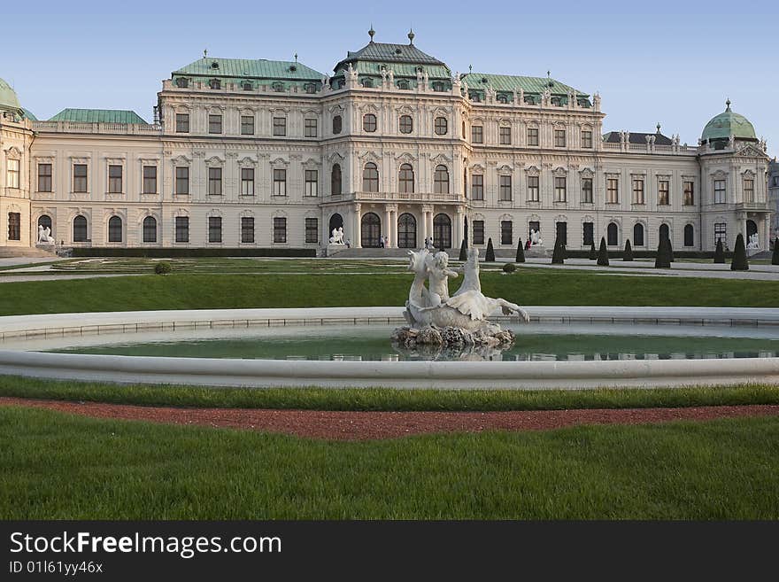 Castle Belvedere in Vienna