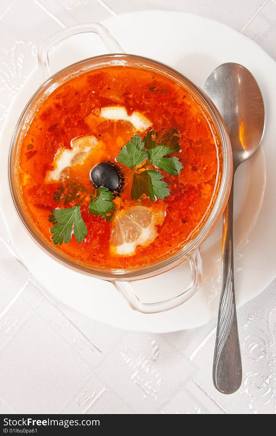 Delicious red soup