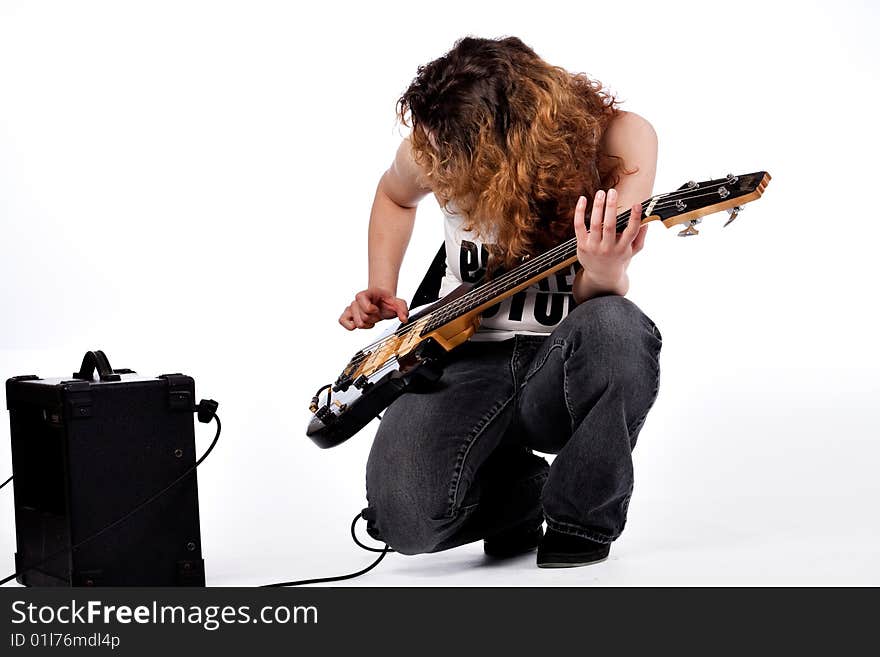 Posing And Playing With My Guitar