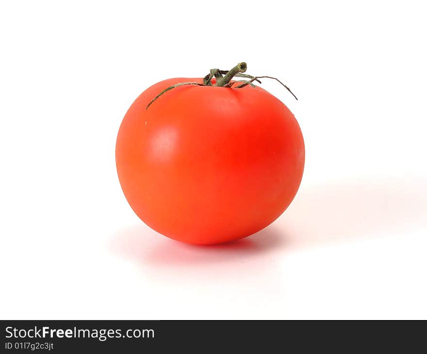 Isolated tomato