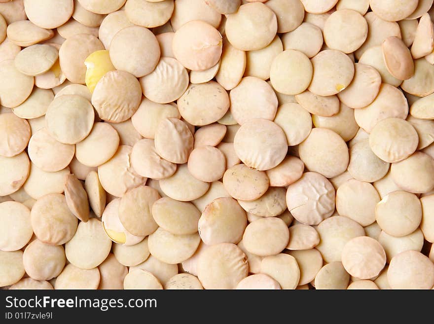 Lentils grain texture. luminous and abstract image