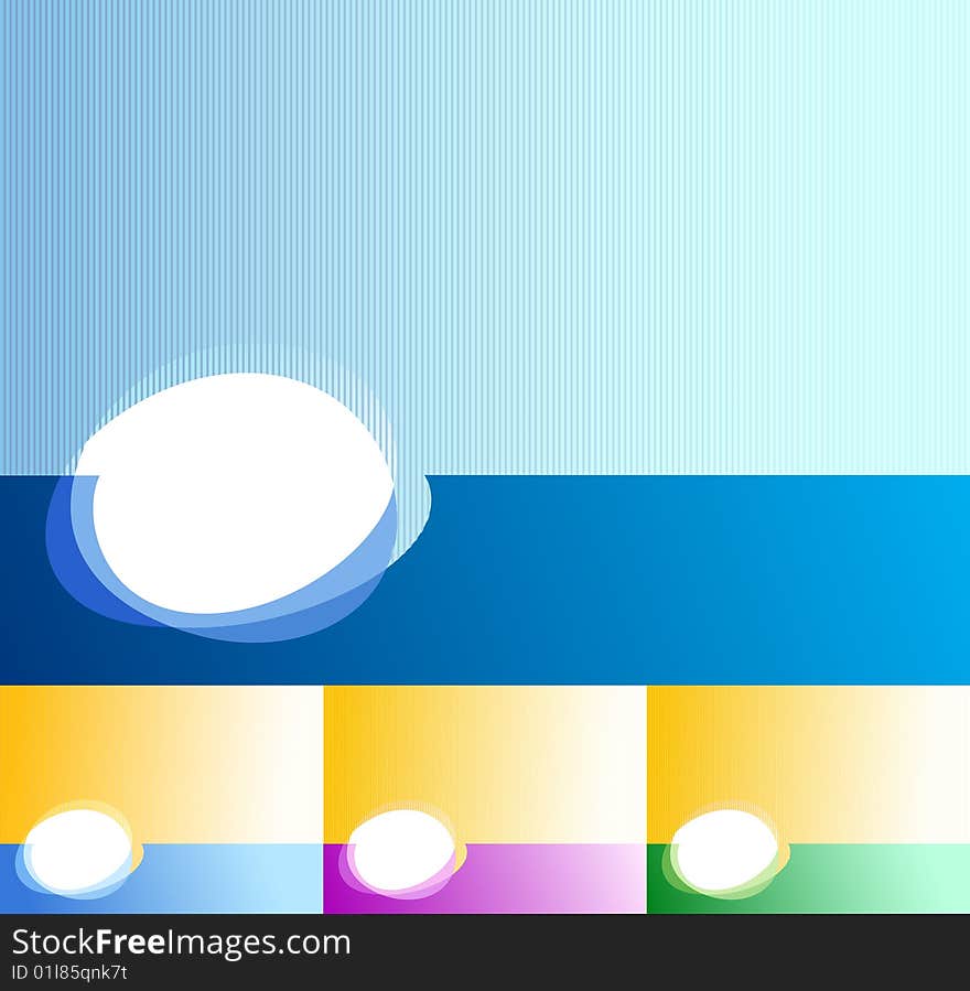 Vector illustration of an abstract background with white spot. Vector illustration of an abstract background with white spot.