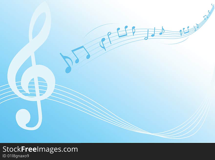 Music background. Vector illustration.