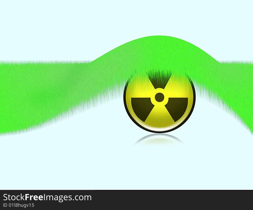 Illustration consist abstract present of radiation