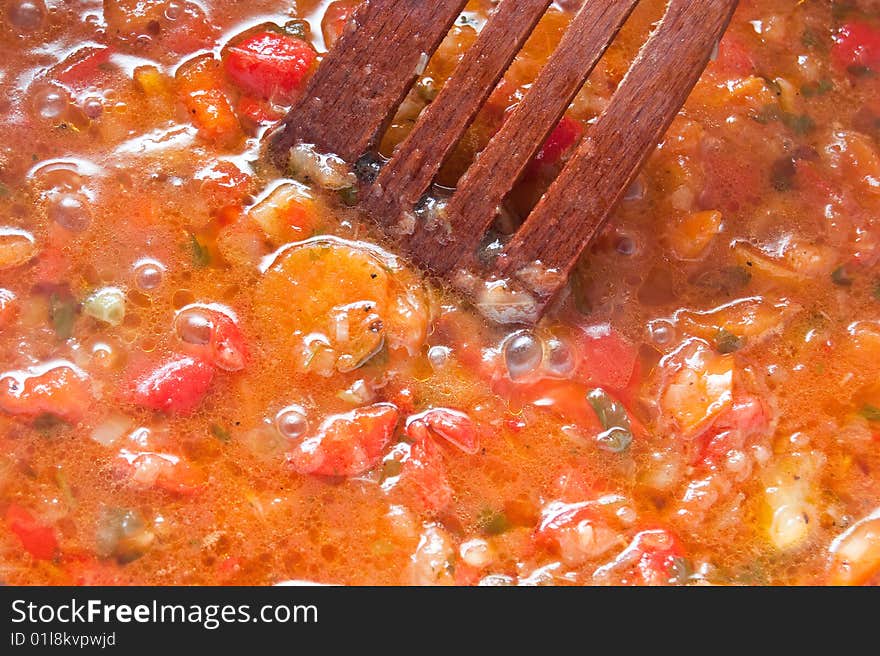 Cooking Vegetables For Stew