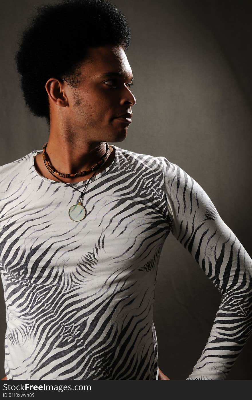 African male model