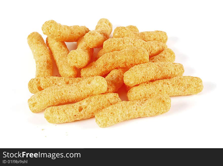 Stack for cocktail snacks on a white background. Stack for cocktail snacks on a white background