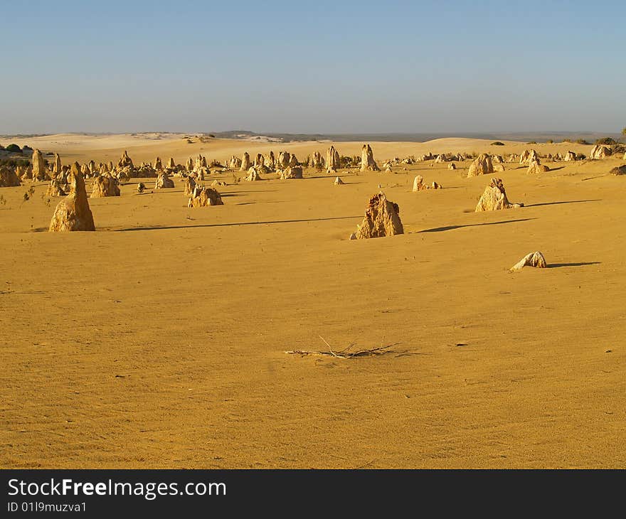 Pinnacles desert in western australia