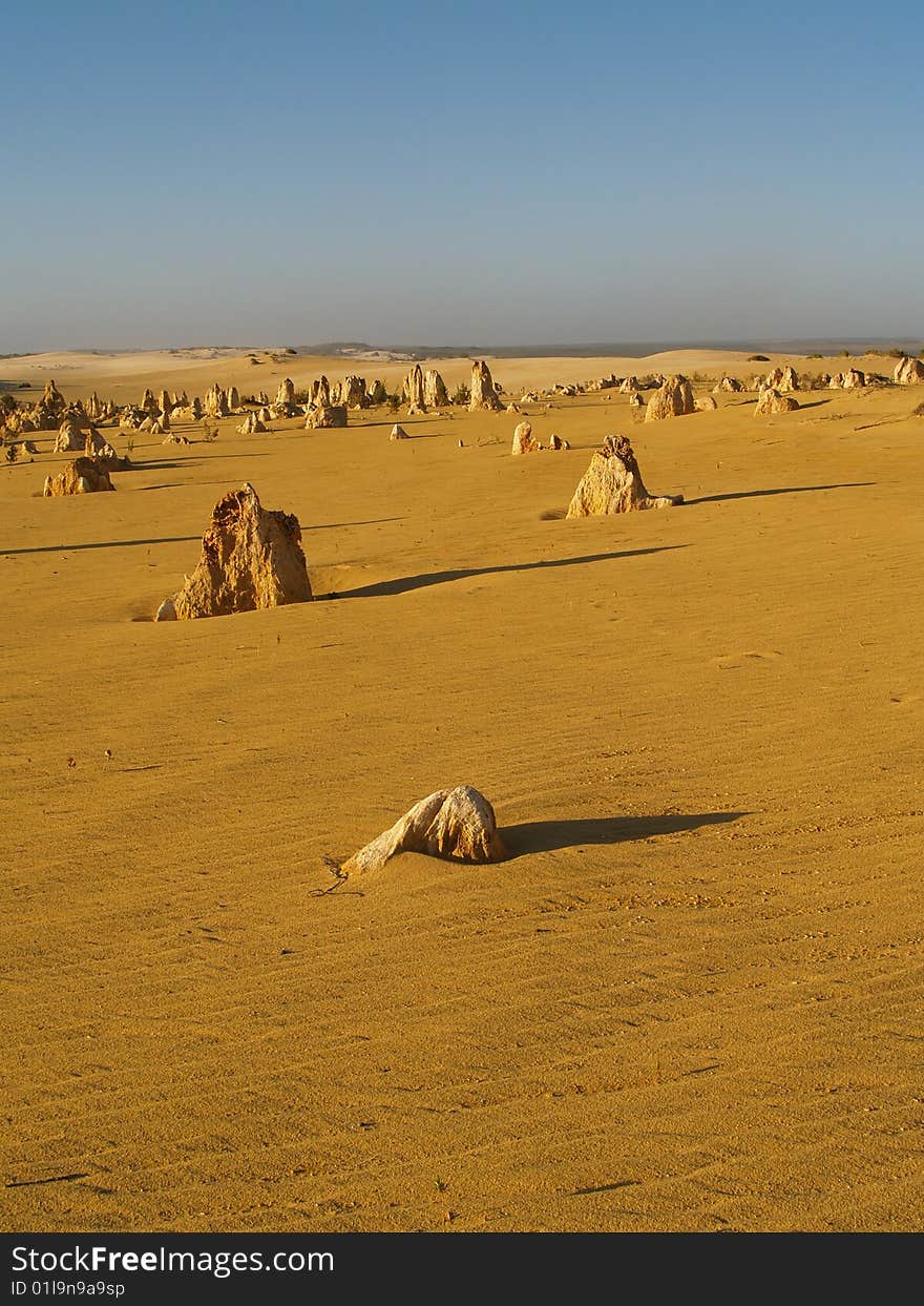 Pinnacles desert in western australia