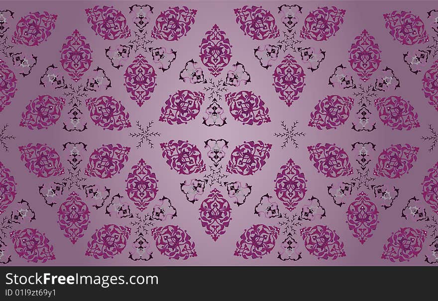 Traditional antique ottoman turkish tile illustration design raster. Traditional antique ottoman turkish tile illustration design raster