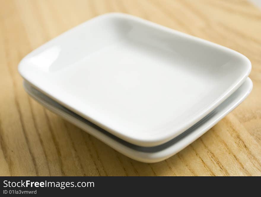 This is a white plate.