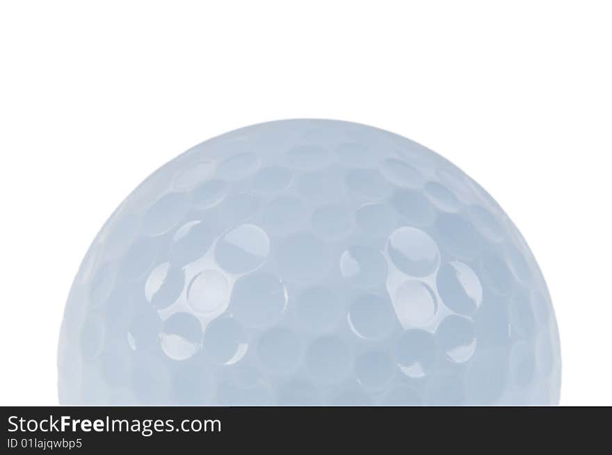 Golf Equipments isolated white background