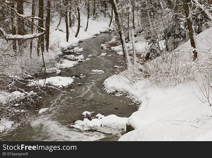 Winter river