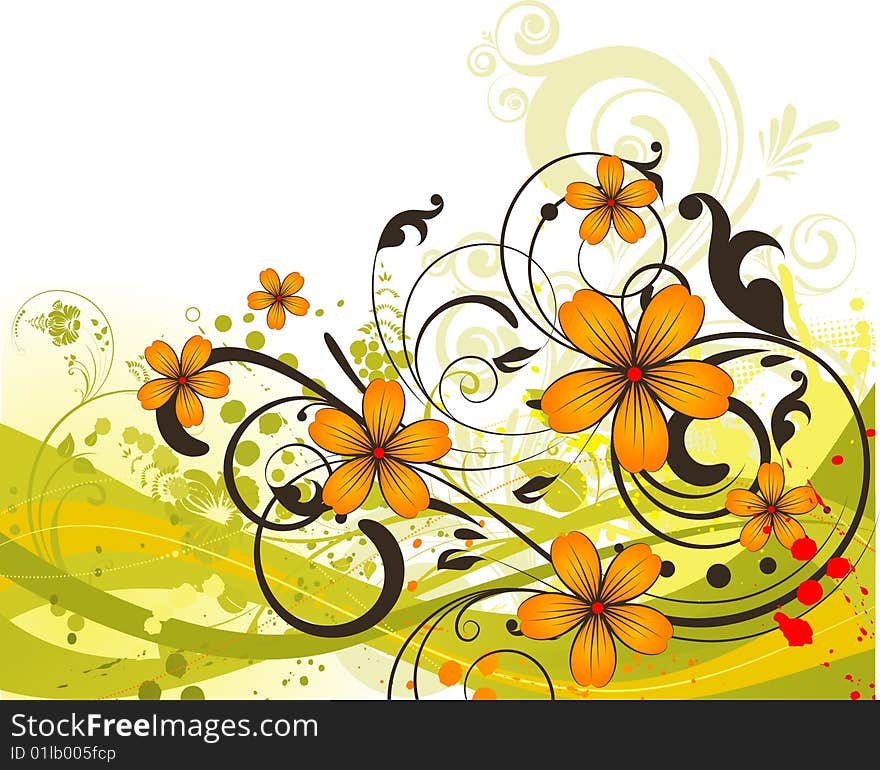 Floral Abstract Background