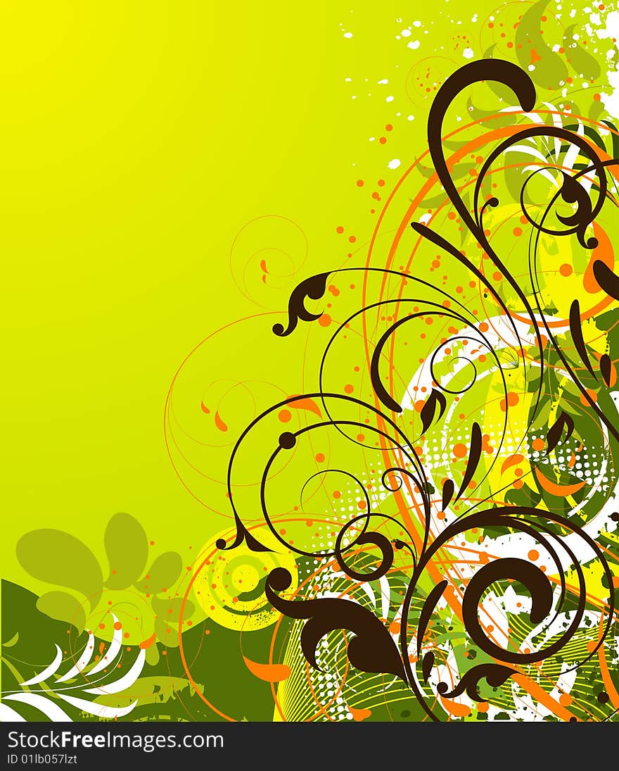 Floral Abstract Background