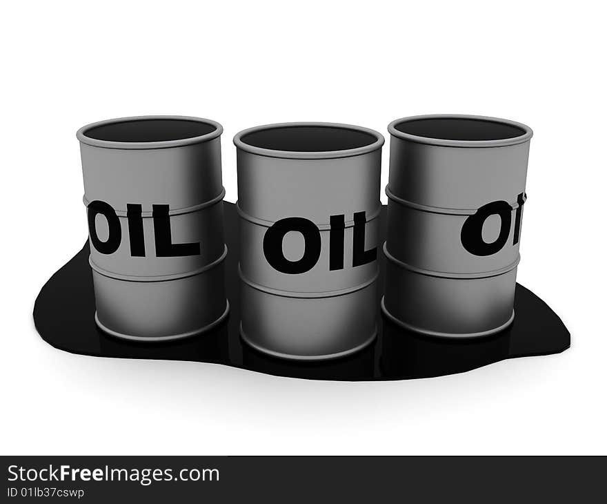 Oil barrels