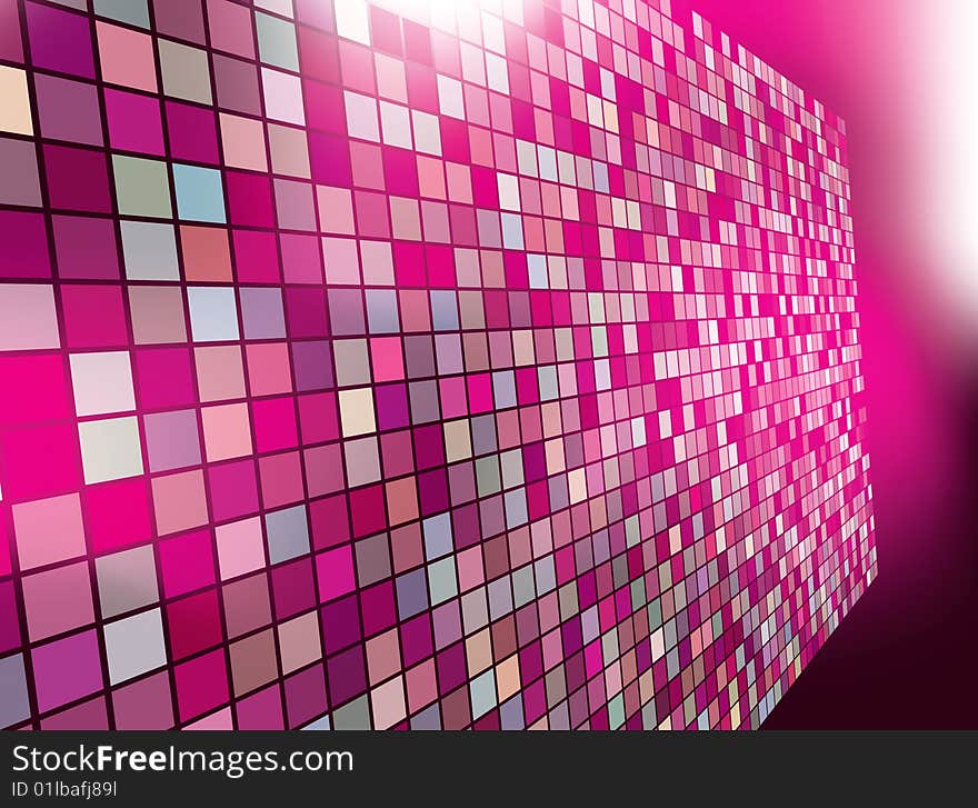 Mosaic Color Illustration Design