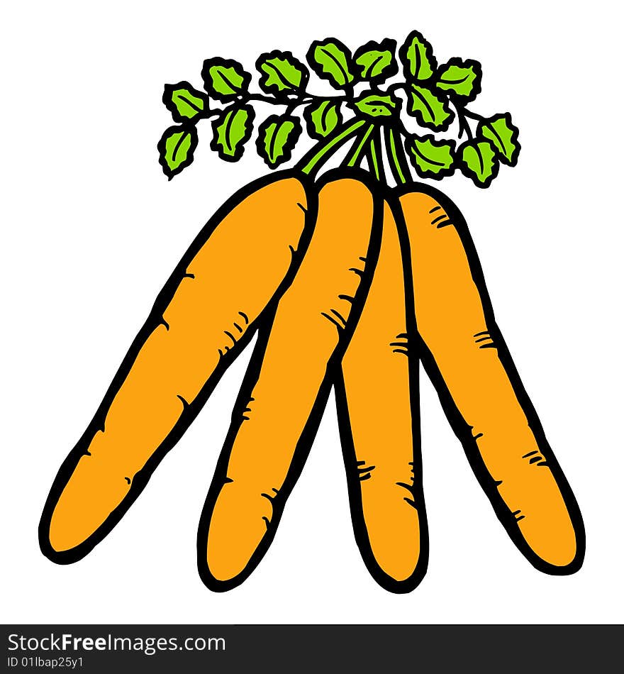 Illustration Of A Carrot