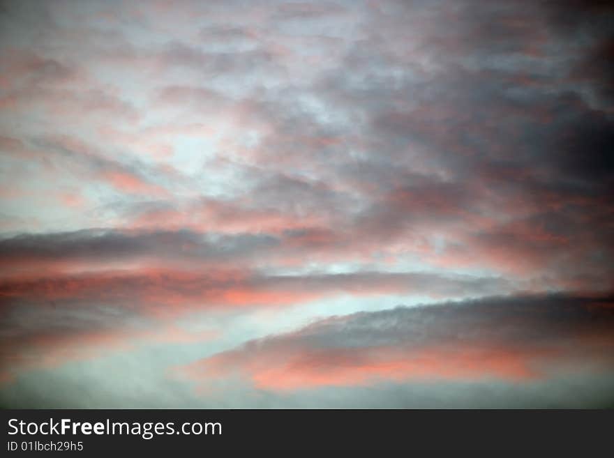 Beautiful sky and clouds at sunset. Beautiful sky and clouds at sunset