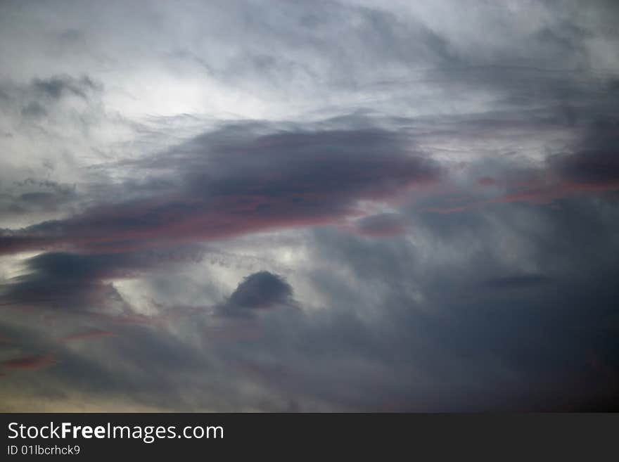 Beautiful sky and clouds at sunset. Beautiful sky and clouds at sunset