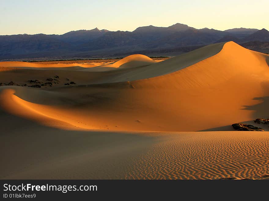 Sunrise In Death Valley