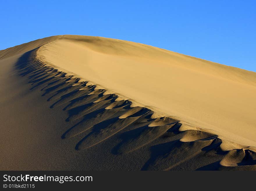 Sunrise in death valley