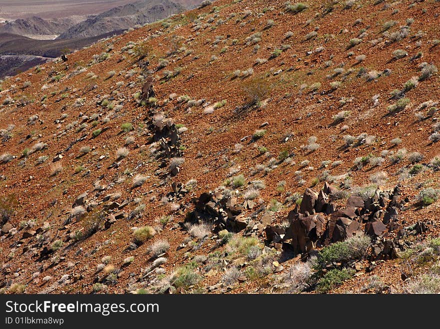 Death valley desert nature landscape