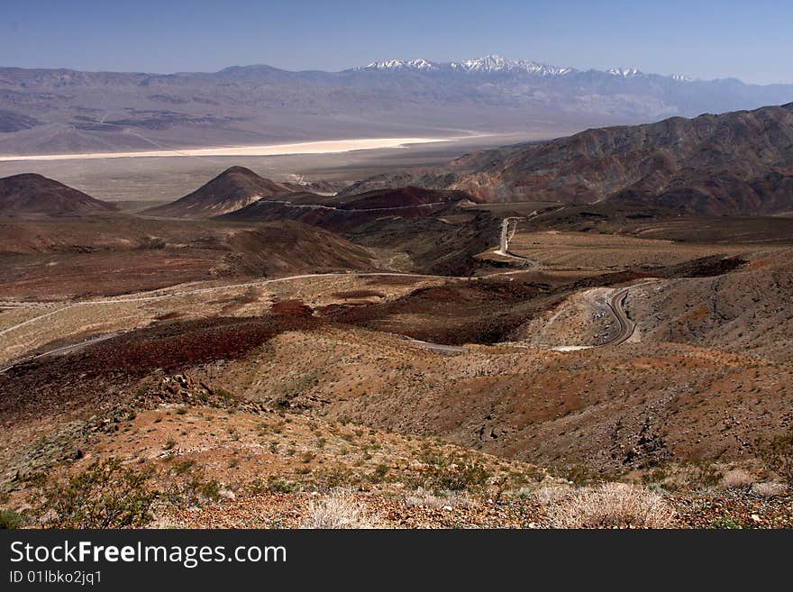 Death valley desert nature landscape