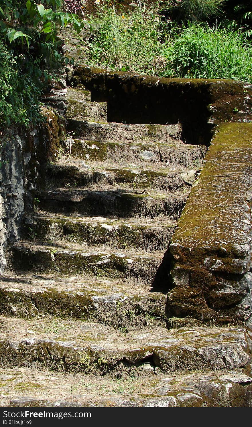 Stone Stair Along The Track