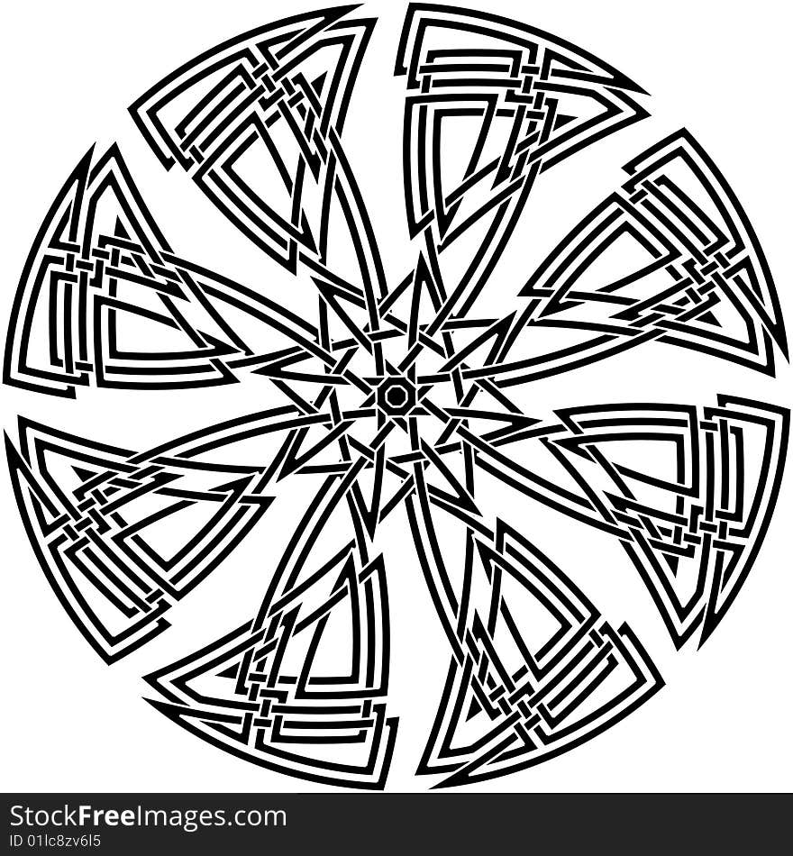 Vector image of celtic knot. Vector image of celtic knot