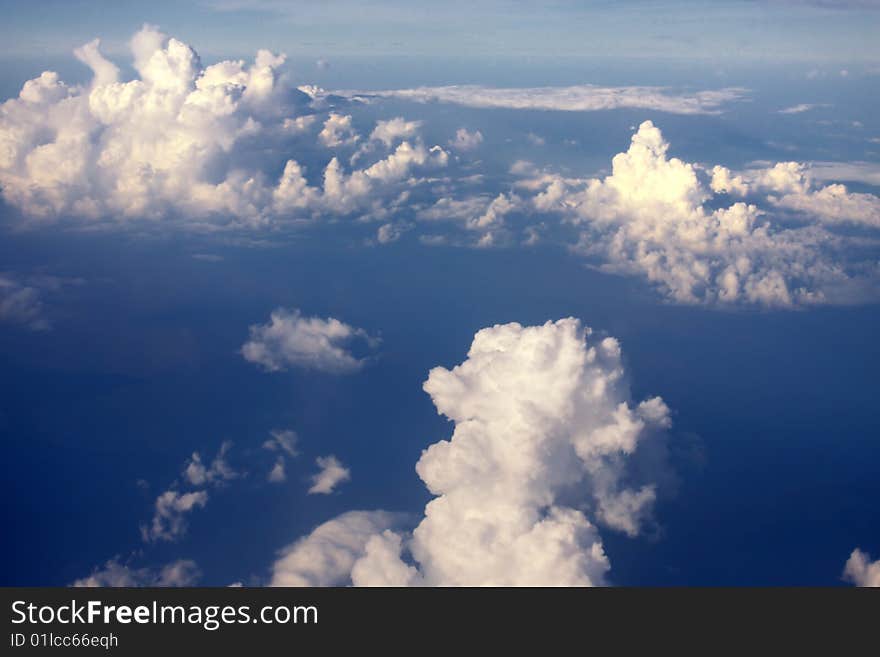 Clouds over the Philippine Sea. Clouds over the Philippine Sea
