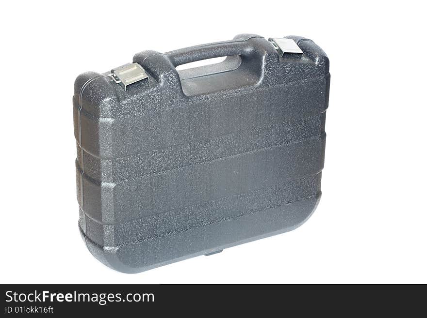 Tool case under the white background