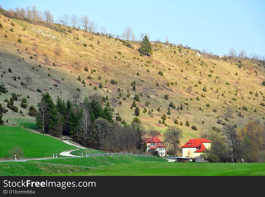 Lauter Valley in spring