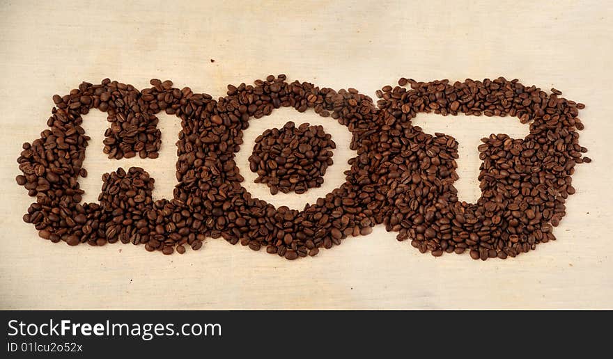 Coffee background: Close-up of a beans, cup mill. Coffee background: Close-up of a beans, cup mill