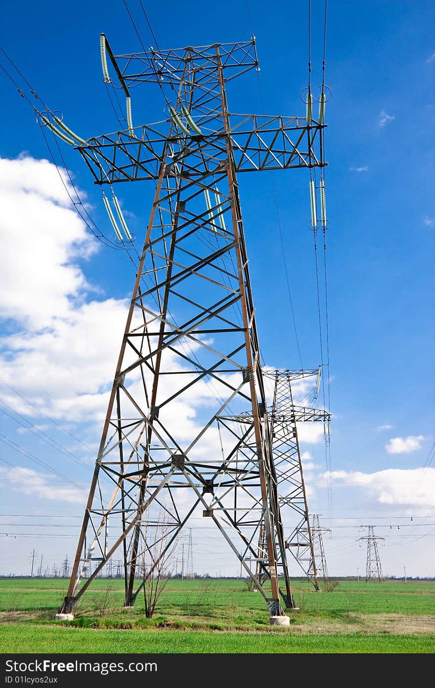 Electricity pylon or tower