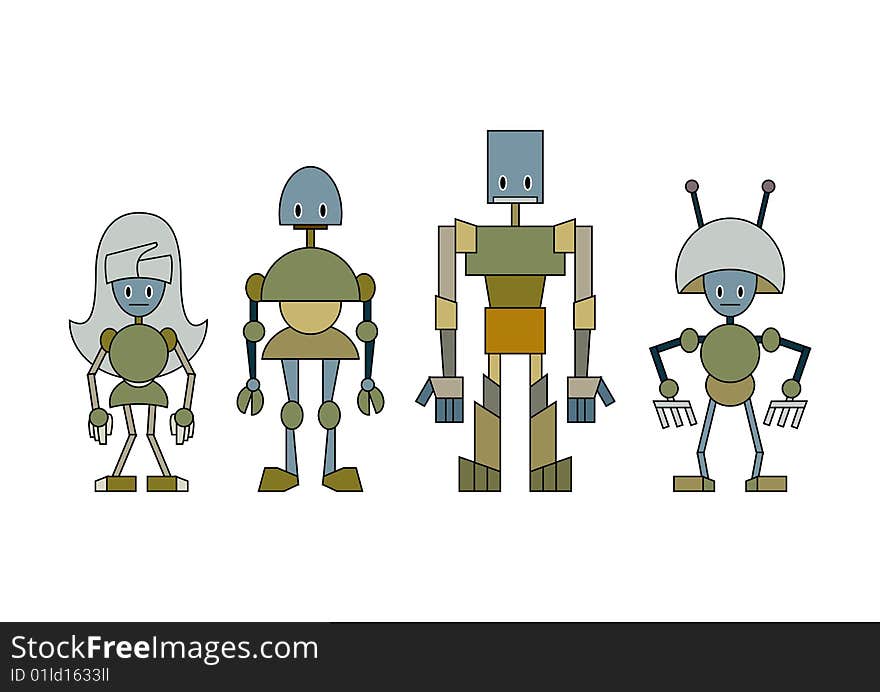 Robots family