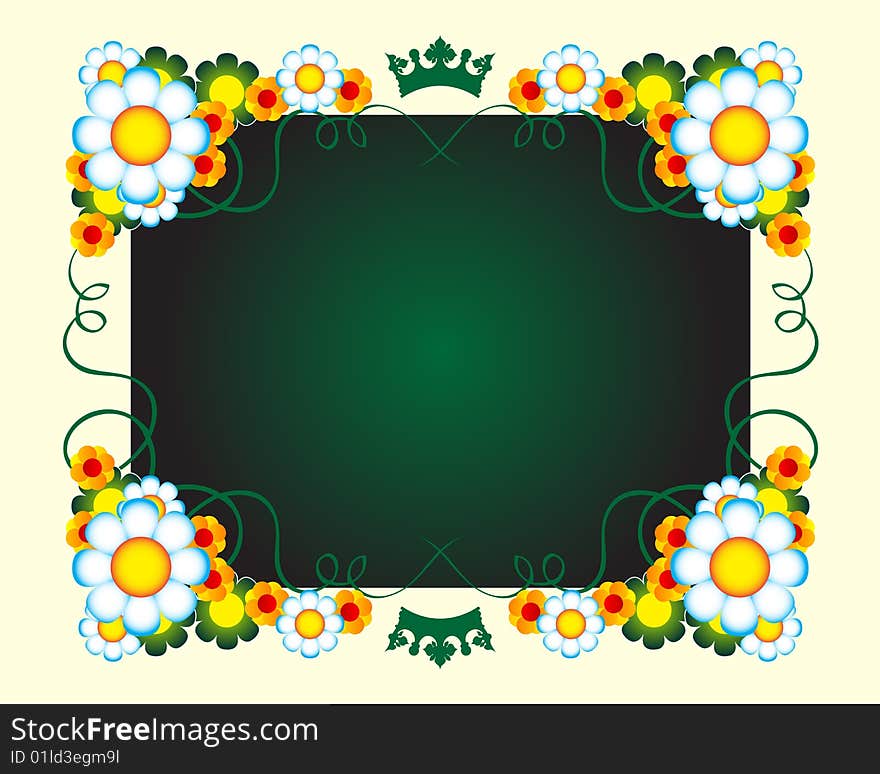 Floral banner