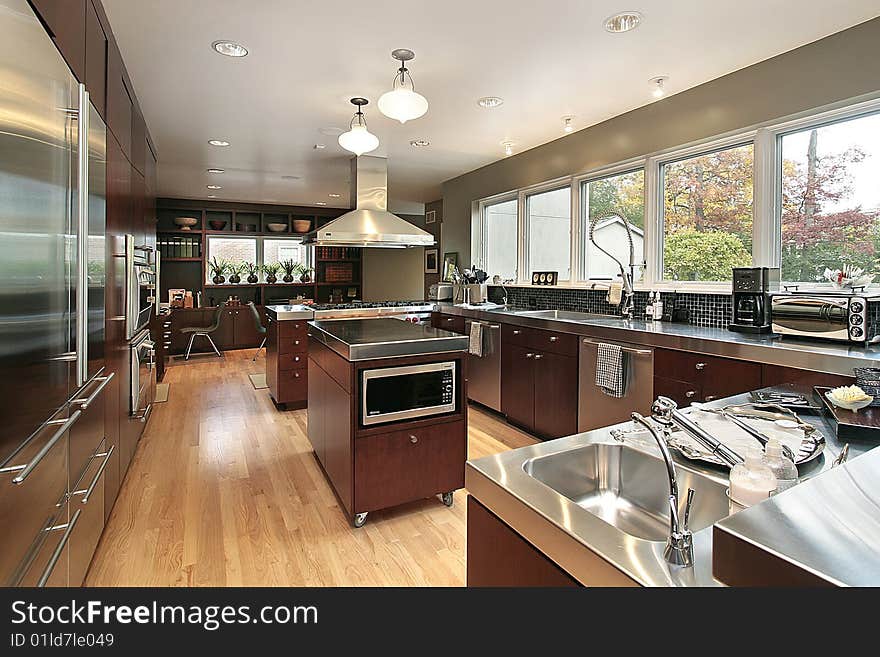 Kitchen In Luxury Home