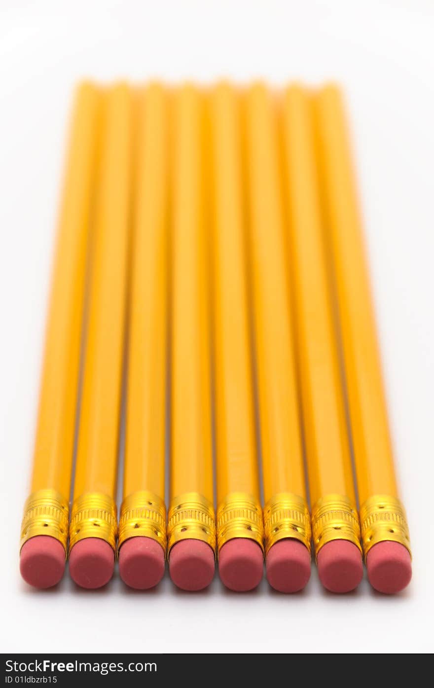 Aligned pencils